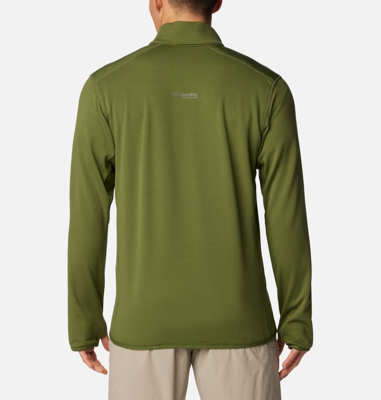 Columbia Men's Triple Canyon Grid Fleece Full Zip Jacket - XL - Green