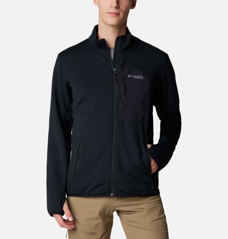 Columbia Triple Canyon Full Zip azul forros polares montaña hombre