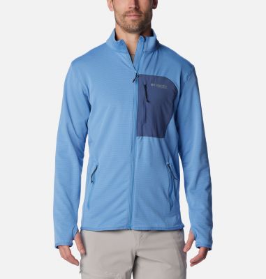 Men's Triple Canyon Grid Fleece, Color: Skyler, Dark Mountain, image 1