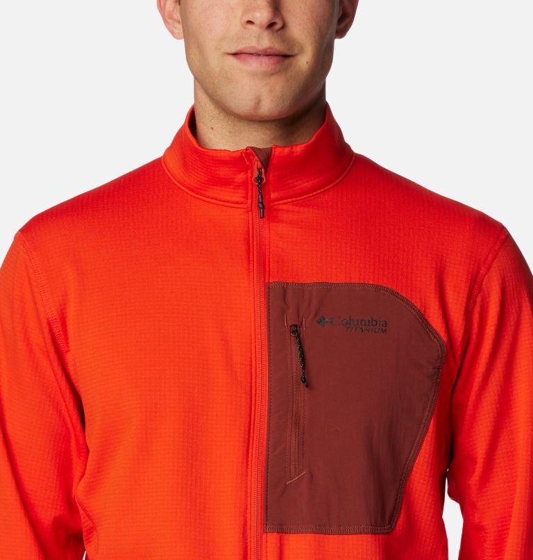 Men's Triple Canyon Grid Fleece, Color: Spicy, Spice, image 4