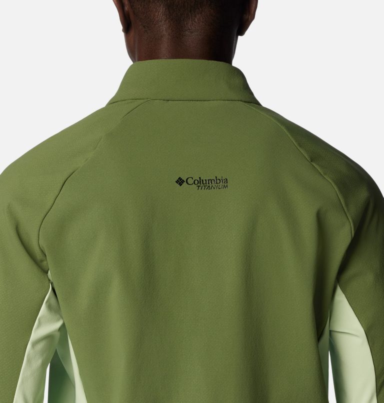 Spectre Ridge Full Zip Tech Fleece, Color: Canteen, Sage Leaf, image 6