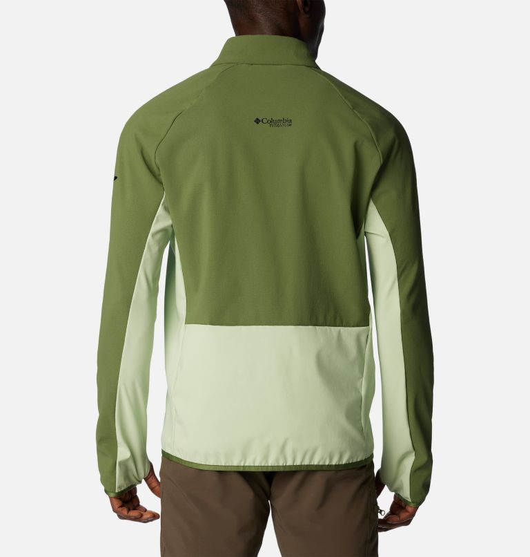 Spectre Ridge Full Zip Tech Fleece, Color: Canteen, Sage Leaf, image 2