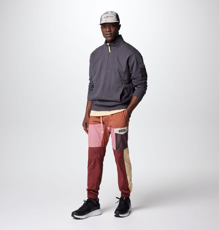 Unisex Painted Peak Wind Trousers, Color: Spice, Auburn, Pink Agave, image 3