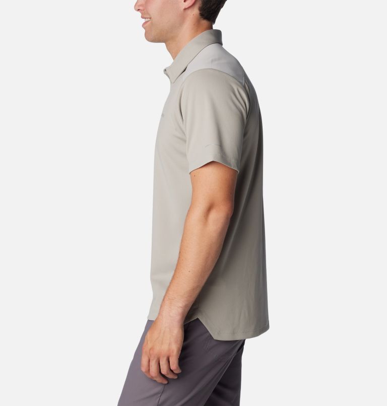 Men's Black Mesa Polo, Color: Flint Grey, image 3
