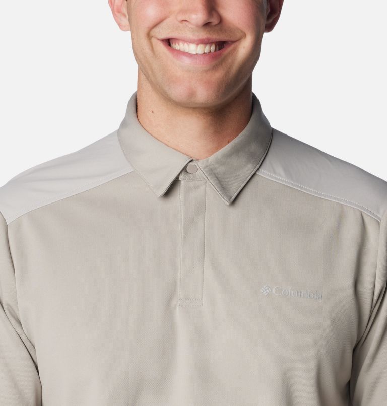 Men's Black Mesa Polo, Color: Flint Grey, image 4