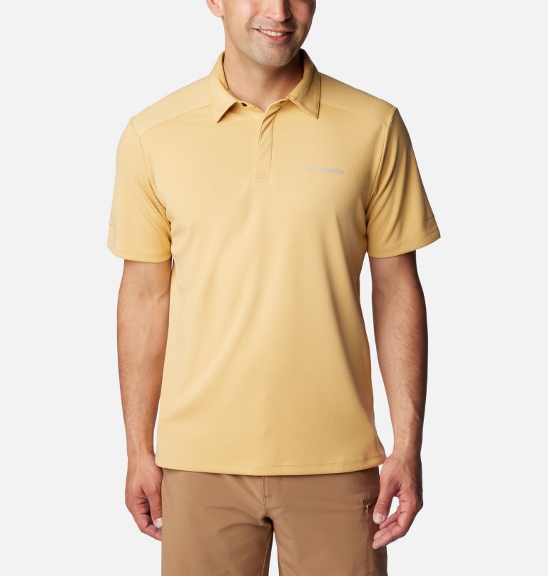 Men's Black Mesa Polo, Color: Light Camel, image 1