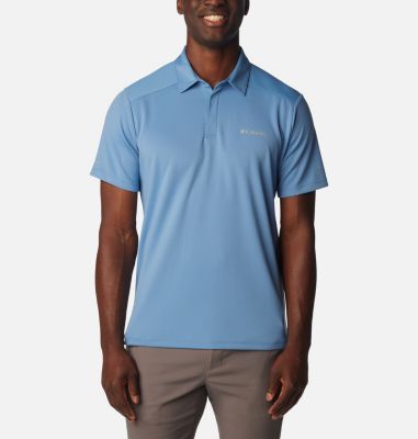 Columbia Men's Tech Trail Polo Shirt, Sun Protection, Moisture Wicking,  Shark, Small : : Clothing, Shoes & Accessories