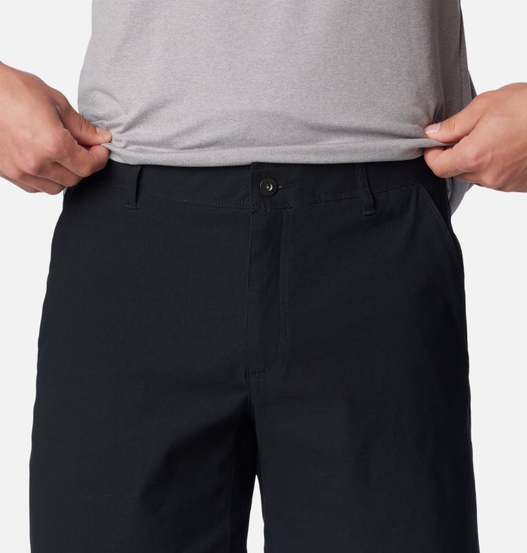 Men's Black Mesa Woven Shorts, Color: Black, image 4