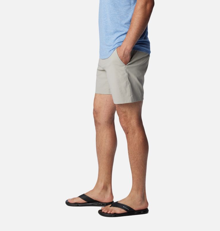 Men's Black Mesa Woven Shorts, Color: Flint Grey, image 3