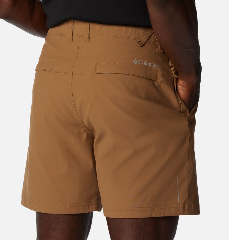 Men's Black Mesa Woven Shorts, Color: Delta, image 5