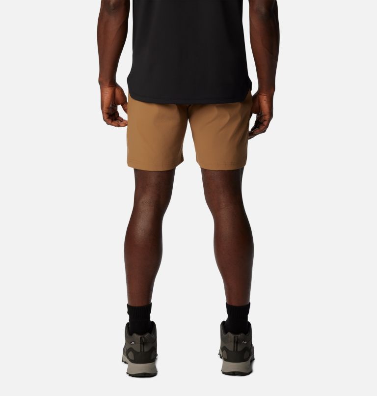 Men's Black Mesa Woven Shorts, Color: Delta, image 2