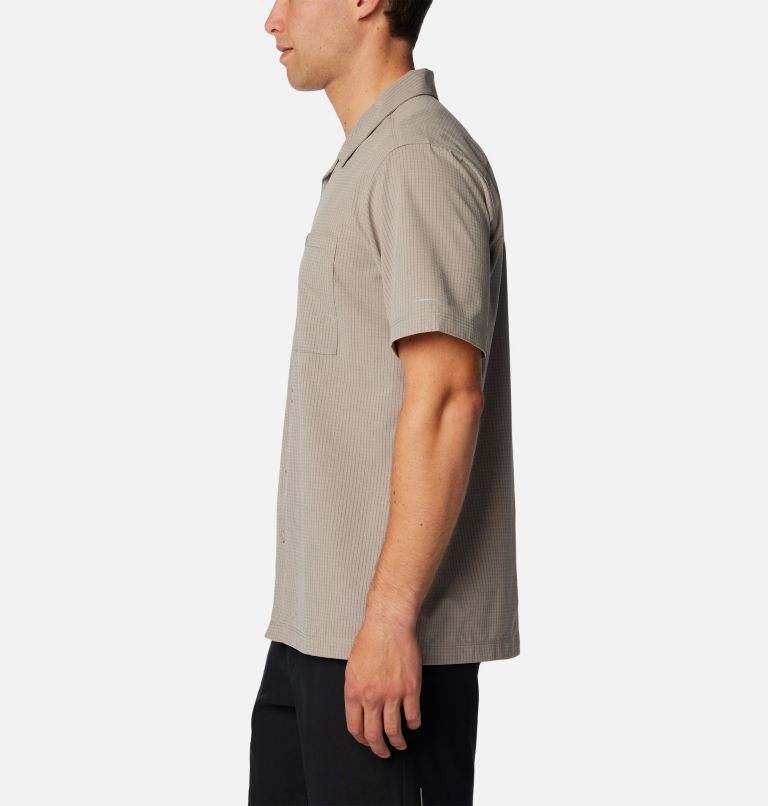 Men's Black Mesa Lightweight Short Sleeve Hiking Shirt, Color: Flint Grey, image 3