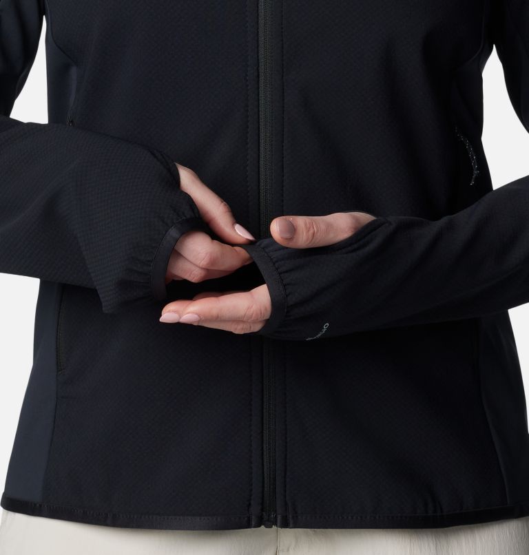Women's Spectre Ridge Technical Fleece, Color: Black, image 7