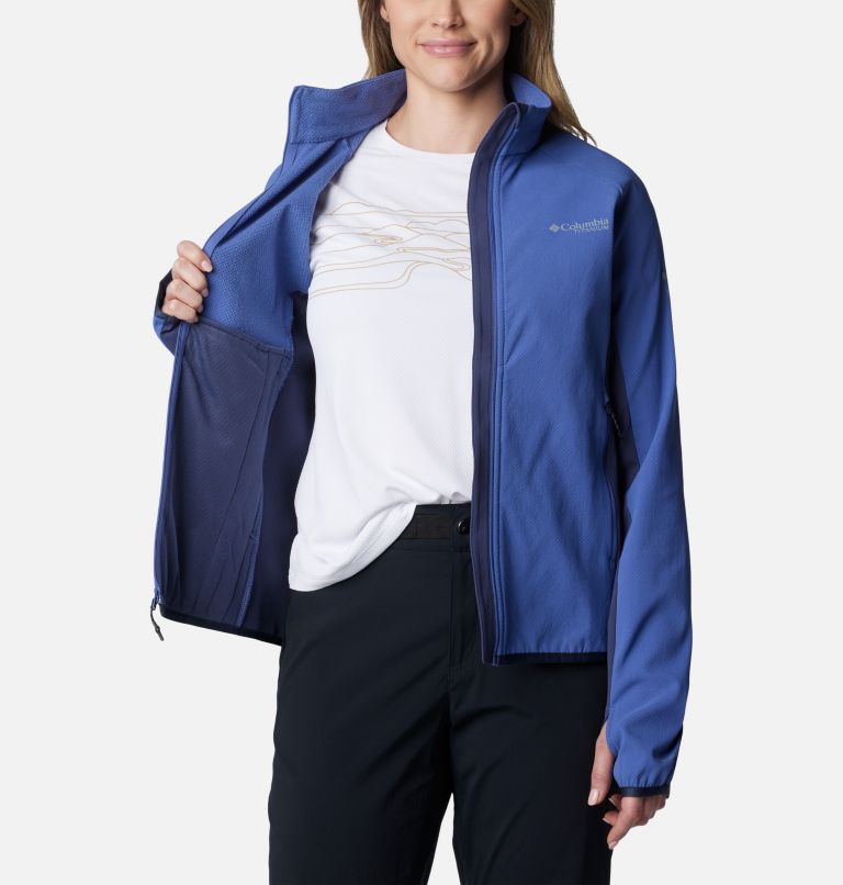 Columbia - Forro polar técnico con capucha Spectre Ridge - Sage Leaf Talla XL - Mujer