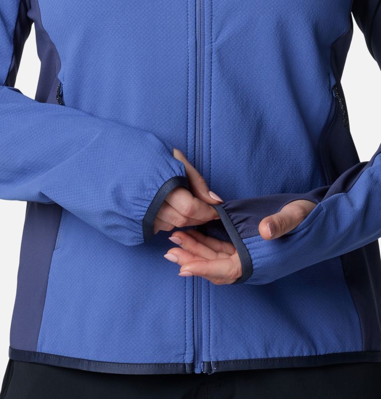 Women's Spectre Ridge Technical Fleece, Color: Eve, Nocturnal, image 7