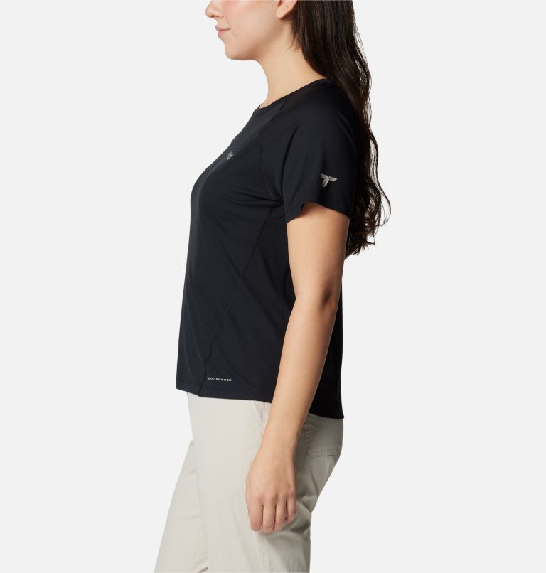 Women's Cirque River Short Sleeve Crew, Color: Black, image 3