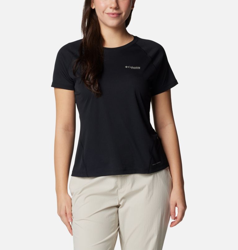 Thumbnail: T-shirt col rond à manches courtes Cirque River pour femme, Color: Black, image 1