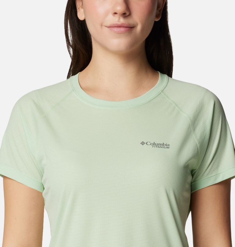 T-shirt col rond à manches courtes Cirque River pour femme, Color: Sage Leaf, image 4