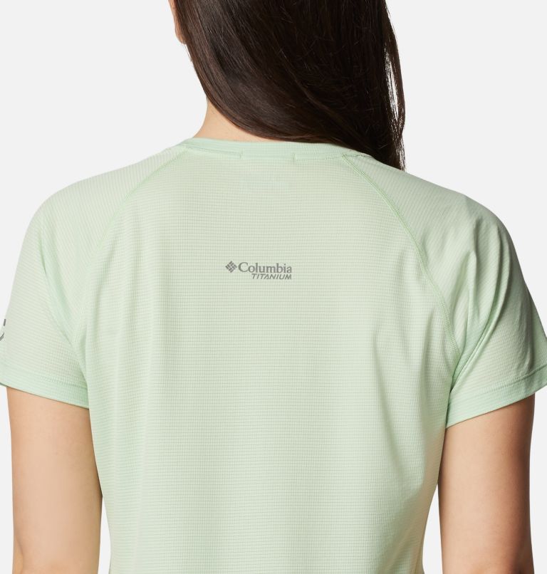 T-shirt col rond à manches courtes Cirque River pour femme, Color: Sage Leaf, image 5