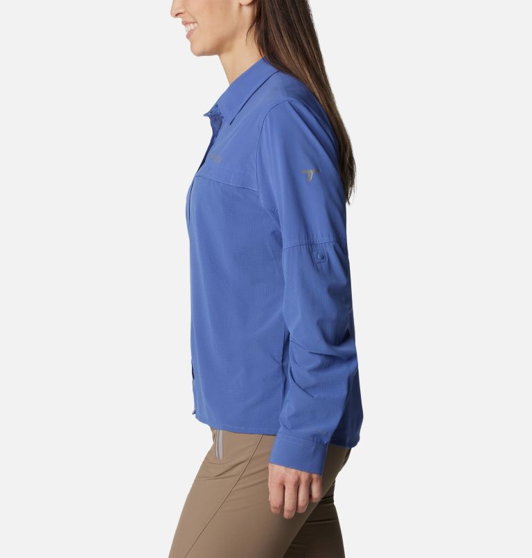 Cirque River Vented Woven Long Sleeve S, Color: Eve, image 3