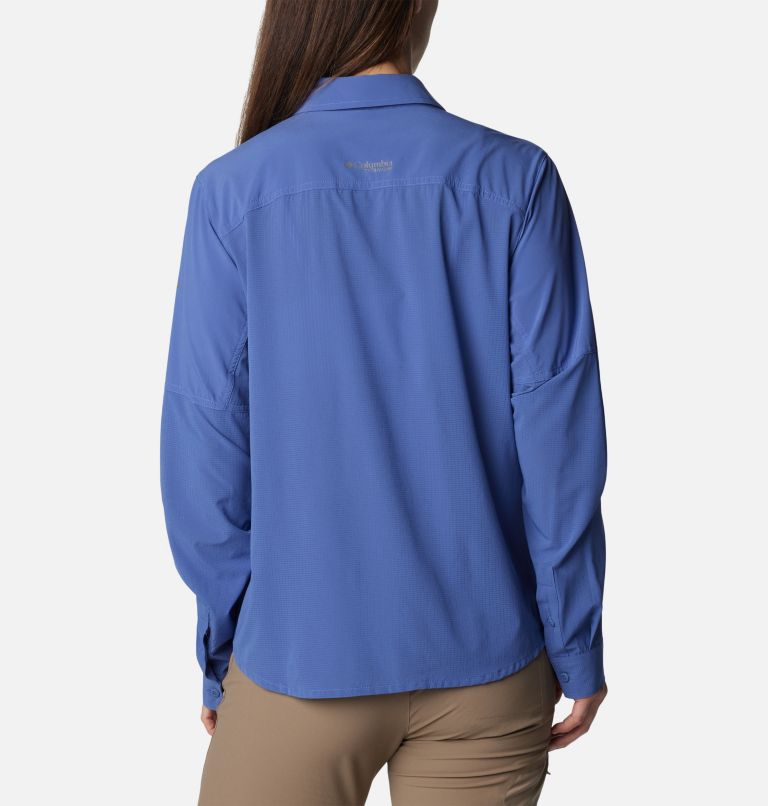 Cirque River Vented Woven Long Sleeve S, Color: Eve, image 2