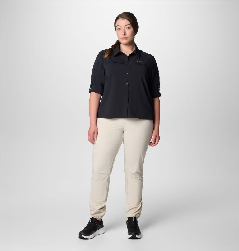 Women's Summit Valley Woven Long Sleeve Shirt - Plus Size, Color: Black, image 3