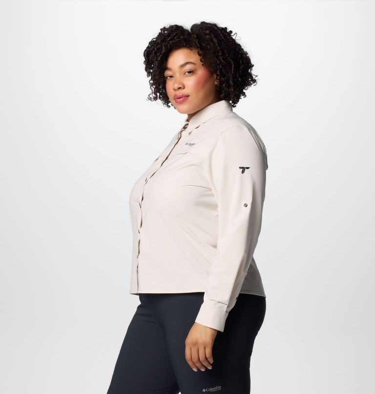 Women's Summit Valley Woven Long Sleeve Shirt - Plus Size, Color: Dark Stone, image 4