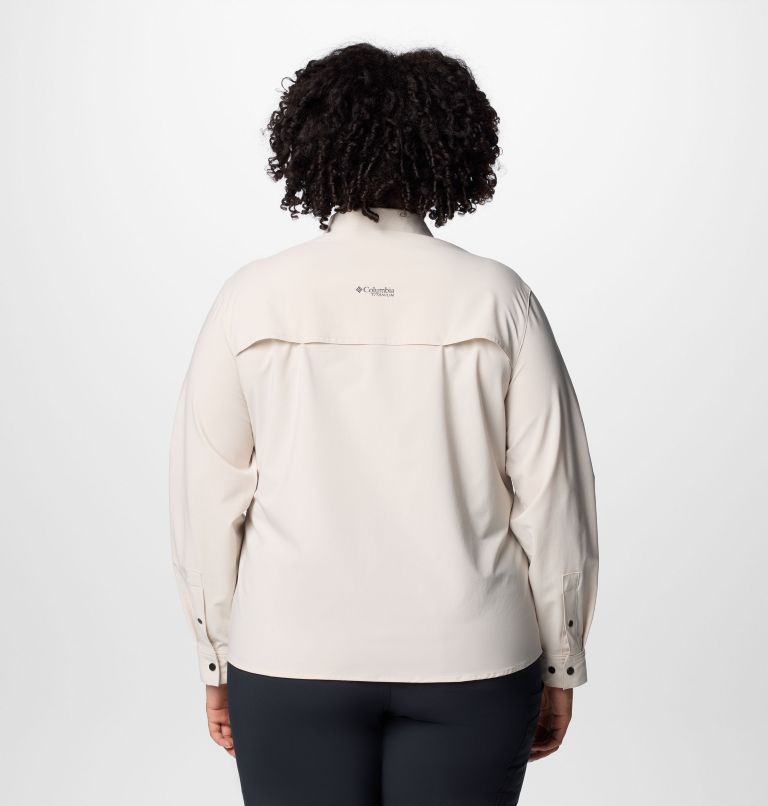 Women's Summit Valley Woven Long Sleeve Shirt - Plus Size, Color: Dark Stone, image 2