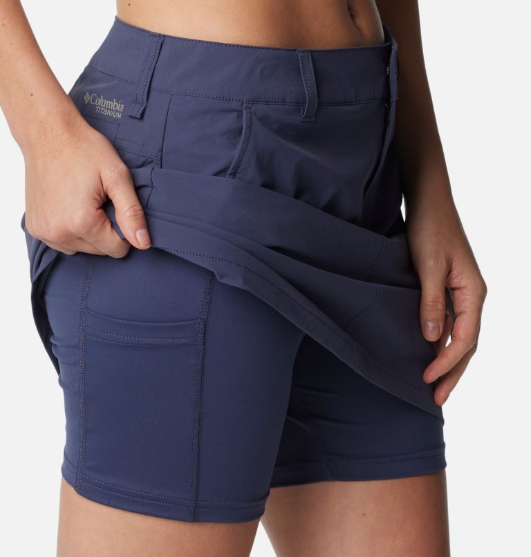 Jupe short femme randonnée sale