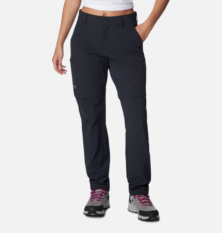 Women's Summit Valley Convertible Pants, Color: Black, image 1