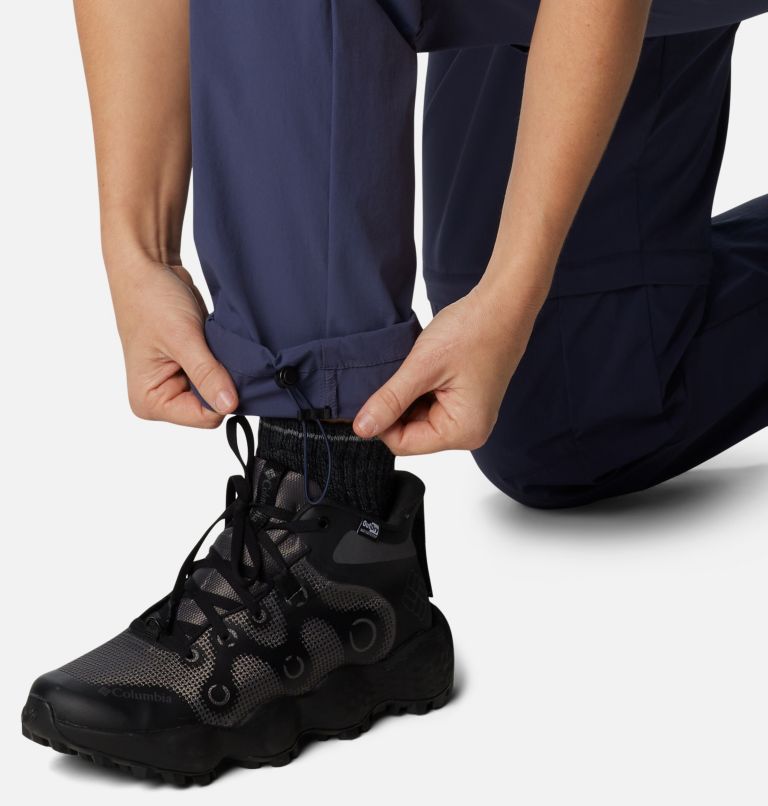 Women's Summit Valley Convertible Pants, Color: Nocturnal, image 6