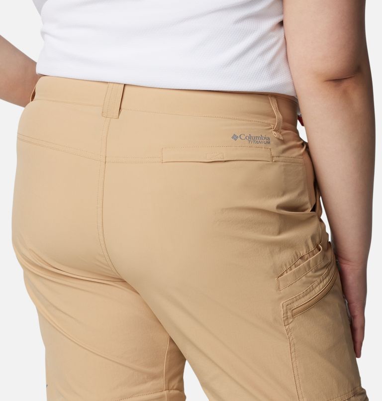 COLUMBIA  PFG Tan Stretch Convertible Pants sz 6 Womens Fishing