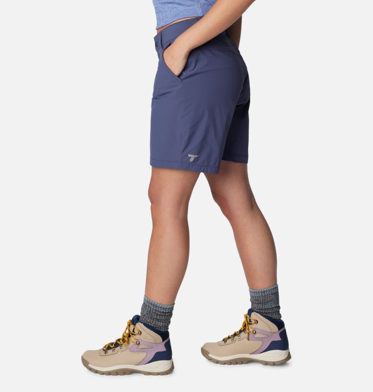 Women's Summit Valley Hiking Shorts, Color: Nocturnal, image 3