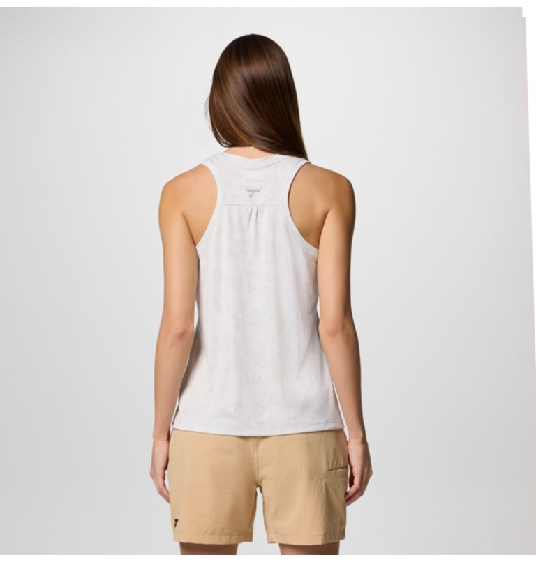 Camiseta técnica de tirantes Bluebird Canyon para mujer, Color: White Popflorid Jacquard, image 2