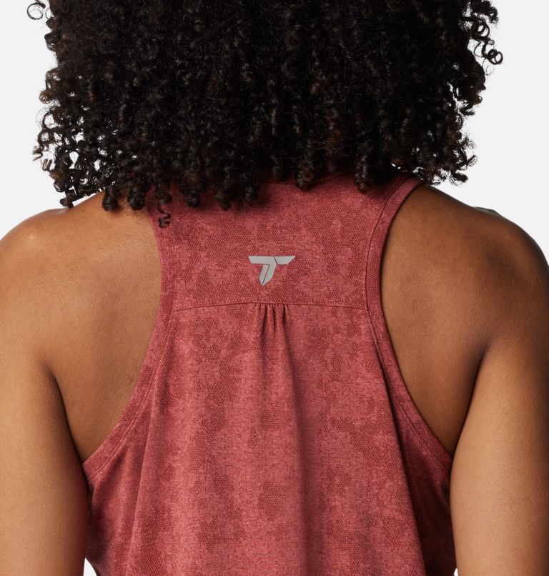 Camiseta técnica de tirantes Bluebird Canyon para mujer, Color: Juicy Popflorid Jacquard, image 5