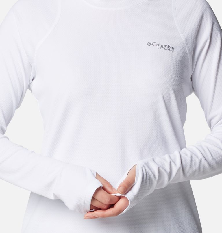 Women's Summit Valley Technical Hoodie, Color: White, image 6