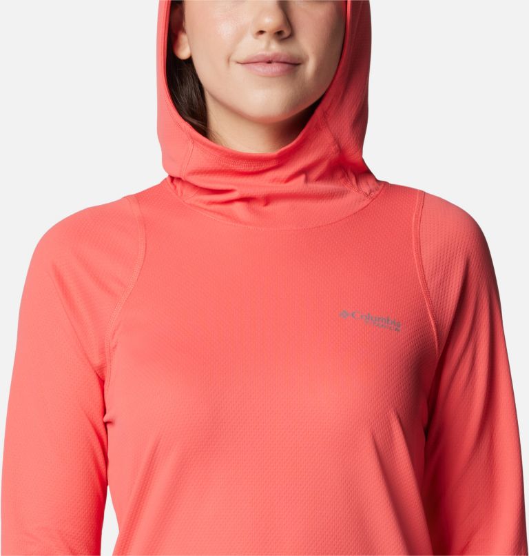 Women's Summit Valley Technical Hoodie, Color: Juicy, image 4