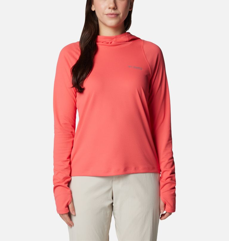 Women's Summit Valley Technical Hoodie, Color: Juicy, image 1