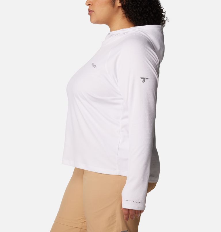 Thumbnail: Women's Summit Valley Hoodie - Plus Size, Color: White, image 3