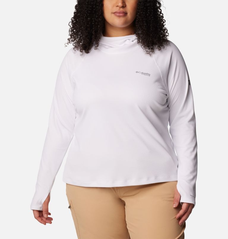 Thumbnail: Women's Summit Valley Hoodie - Plus Size, Color: White, image 1
