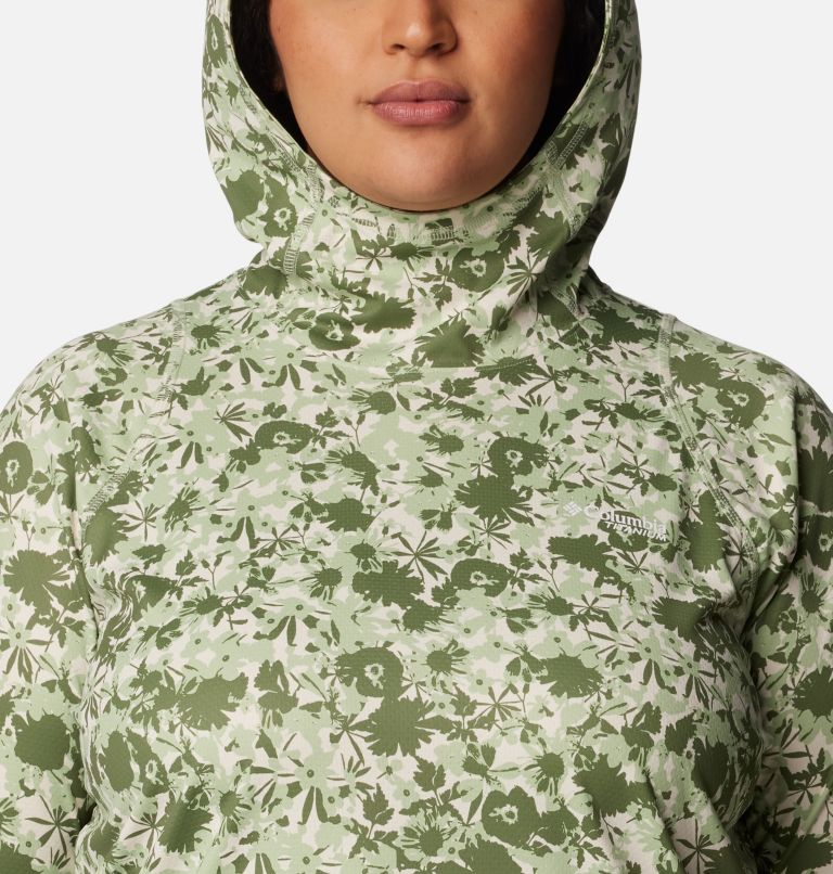 Chandail à capuchon Summit Valley pour femme – Grandes tailles, Color: Sage Leaf Popflorid, image 4
