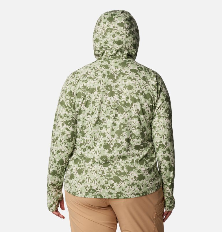 Chandail à capuchon Summit Valley pour femme – Grandes tailles, Color: Sage Leaf Popflorid, image 2
