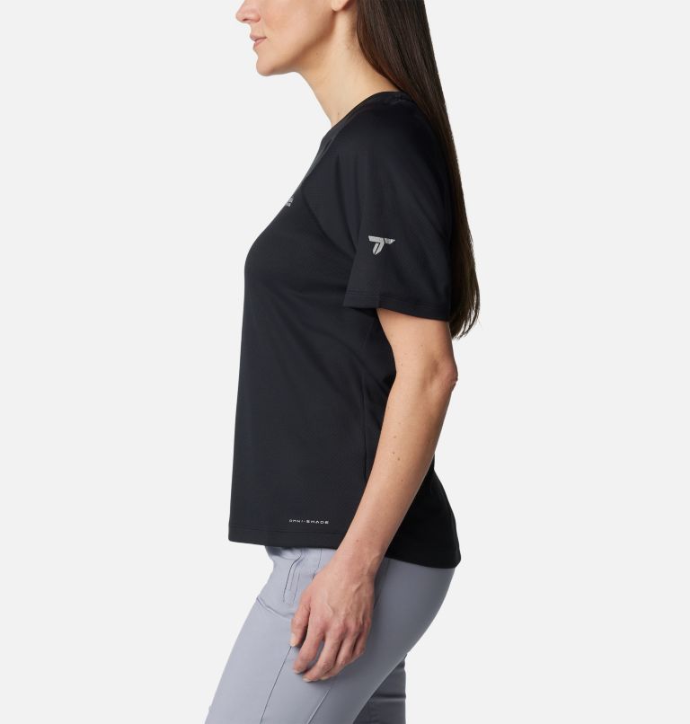 Women's Summit Valley Short Sleeve Crew, Color: Black, image 3