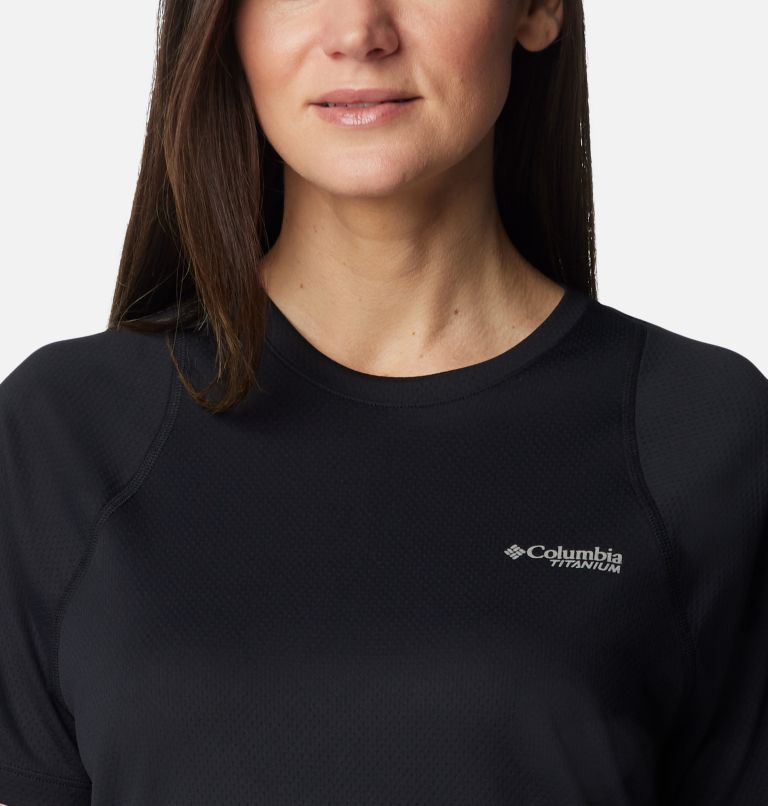 Women's Summit Valley Short Sleeve Crew, Color: Black, image 4