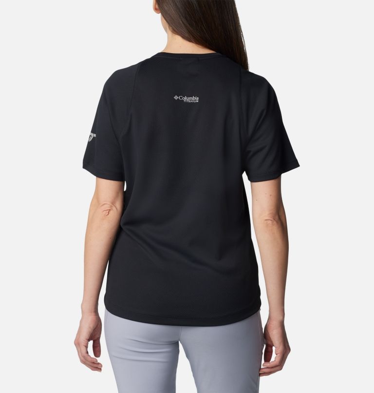 Women's Summit Valley Short Sleeve Crew, Color: Black, image 2