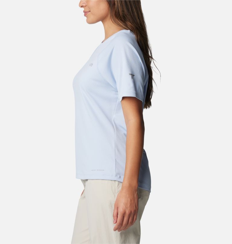 Women's Summit Valley Short Sleeve Crew, Color: Whisper, image 3