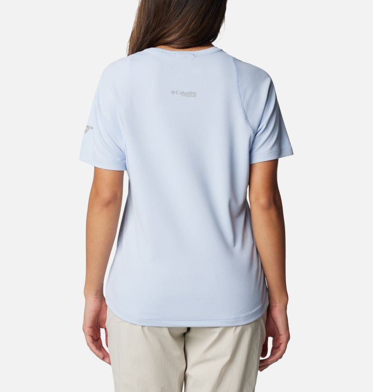 Women's Summit Valley Short Sleeve Crew, Color: Whisper, image 2