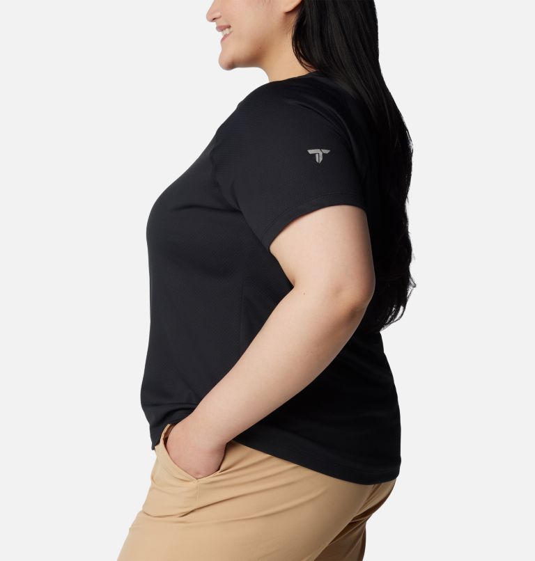 Women's Summit Valley Short Sleeve Crew - Plus Size, Color: Black, image 3