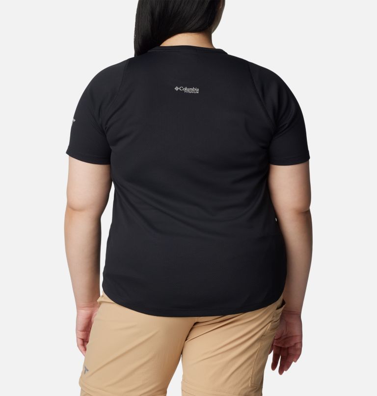 Women's Summit Valley Short Sleeve Crew - Plus Size, Color: Black, image 2