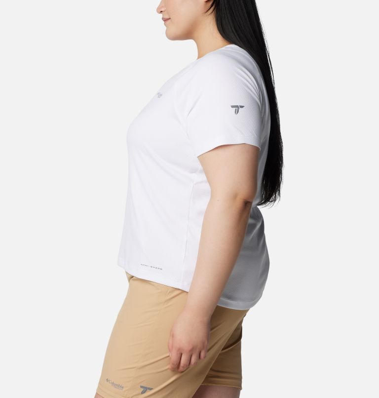 Women's Summit Valley Short Sleeve Crew - Plus Size, Color: White, image 3